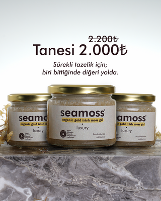 3'lü Gold Sea Moss Aboneliği