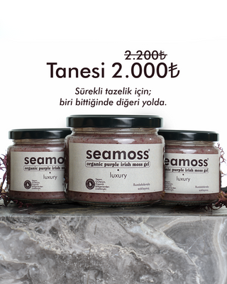 3'lü Purple Sea Moss Aboneliği